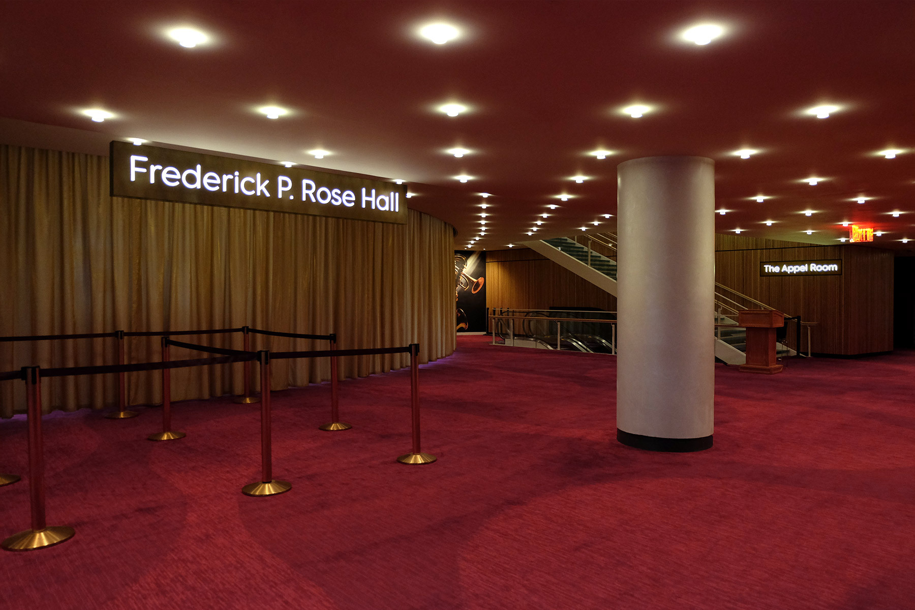 Jazz at Lincoln Center signage