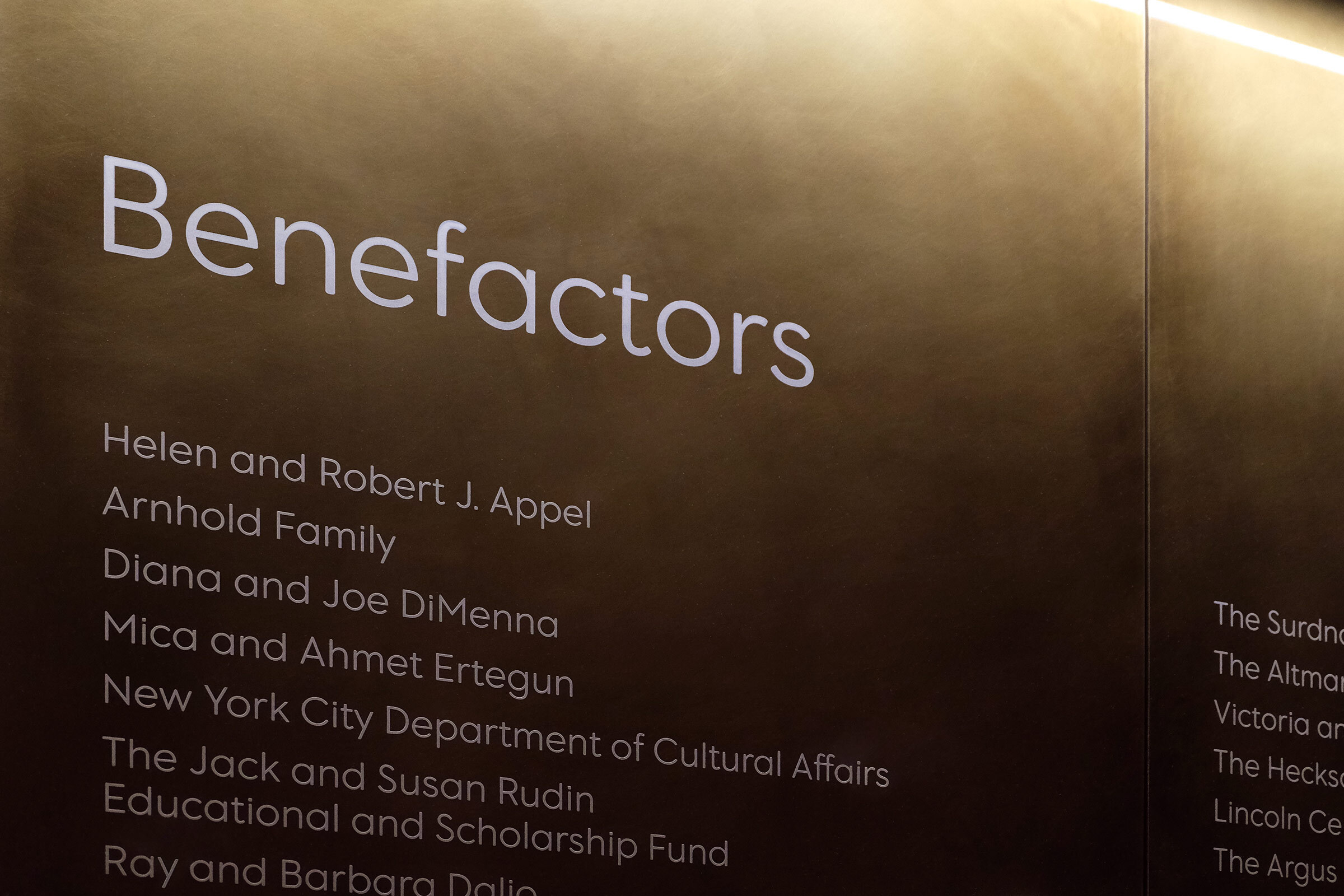 Jazz at Lincoln Center signage