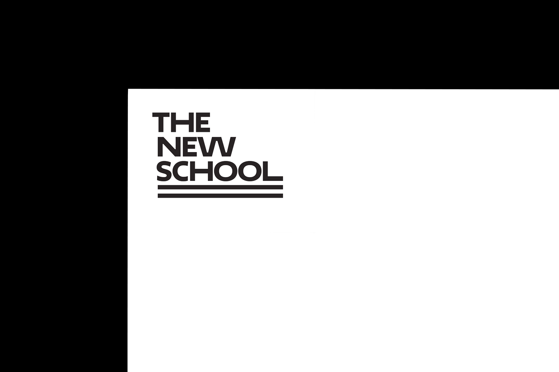 The New School brand collateral