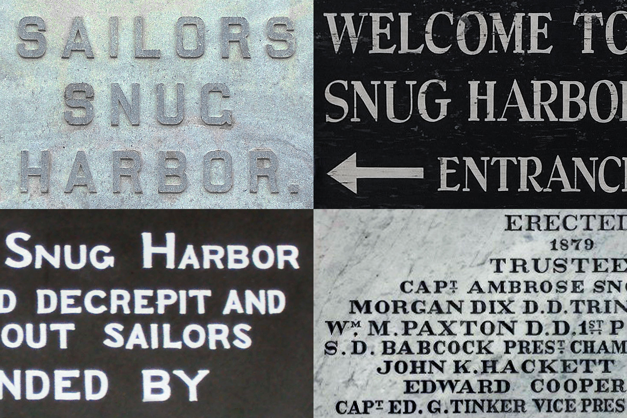 Snug Harbor master plan logotype